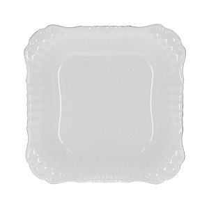 Квадратный салатник Золотая отводка Porcelaine Czech Gold Hands, 28 см 000000000001136252