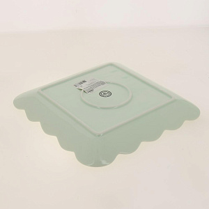 Тарелка 26см ф.квадратБабочка светло-зеленаяHD-004G 000000000001181060