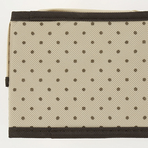 Набор органайзеров для косметики 2шт 15x15x12см РУТАУПАК ГОРОХ ткань 000000000001211991