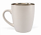 Кружка 330мл металлический ободок в ассортименте керамика POC-O-27500-22-53