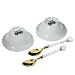 Набор розеток, фарфор, 4 предмета 000000000001163174