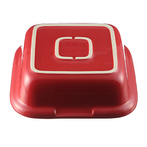 Форма для запекания Impressions Pyrex, красно-белый, 24x24 см 000000000001094408