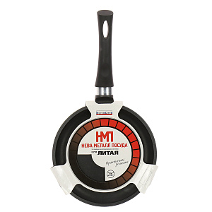 Сковорода блинная 22см НЕВА МЕТАЛЛ ПОСУДА антипригарное покрытие литой алюминий 000000000001097162