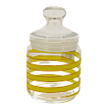 Банка стеклянная с желтой спиралью 0,75л с крышкой SPRIAL YELLOW Q0405 000000000001198040