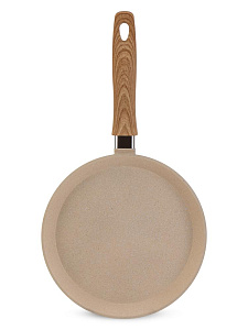 Сковорода блинная 22см CASTA Cream Marble антипригарное покрытие бакелитовая ручка бежевый жемчуг литой алюминий 000000000001229153