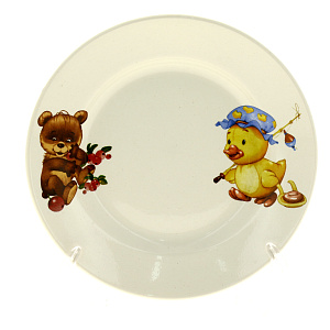 Тарелка мелкая Медвежата, 17.5 см 000000000001135915