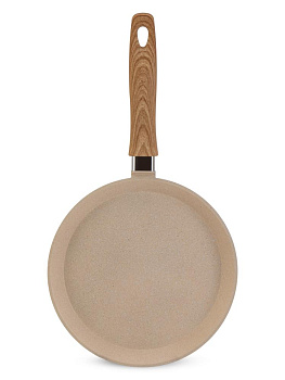Сковорода блинная 22см CASTA Cream Marble антипригарное покрытие бакелитовая ручка бежевый жемчуг литой алюминий 000000000001229153