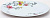 Тарелка 230мм OLAFF ФИОНА ОТТАВА мелкая фарфор 129-20030 000000000001204602