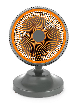 Вентилятор настольный 36х25см 220В 35Вт 2скорости режим поворота регулировка наклона серый пластик 000000000001227271