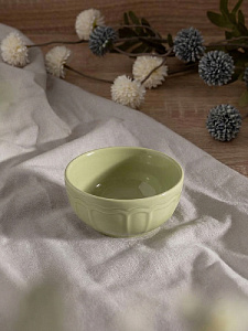 Салатник 11см 250мл DE'NASTIA Provence однотон зеленый фарфор 000000000001231315