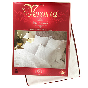 Комплект постельного белья Verossa, евро, страйп 000000000001093396