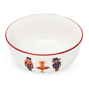 Салатник 13,8см/510мл DE'NASTIA Щелкунчик белый фарфор 000000000001226181