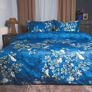 Комплект постельного белья 1,5спальное DE'NASTIA Сатин Сонет 50x70см-2шт C010406 000000000001123877