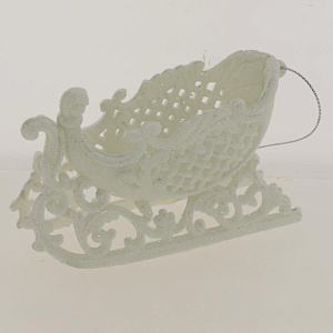 Украшение декоративное на ёлку Сани 10см R010508 000000000001192239