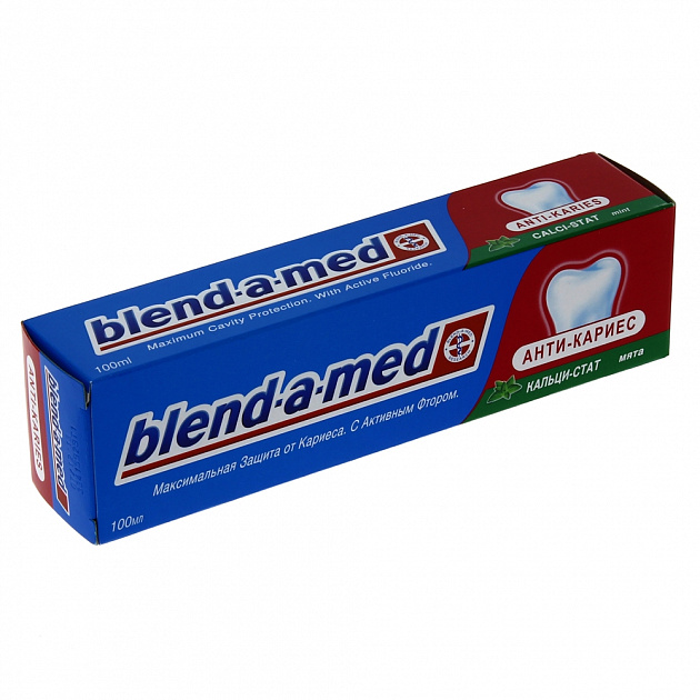 Зубная паста Анти-Кариес Мята Blend-a-med P&G, 100мл 000000000001027095