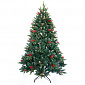 Ель праздничная с декором 150см 637 веток PC04165