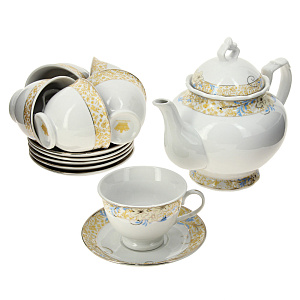 Чайный набор Золото Olaff, 13 предметов 000000000001170926