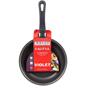 Сковорода 24см КАЛИТВА VIOLET антипригарное покрытие бакелитовая ручка сиреневый алюминий 000000000001211036