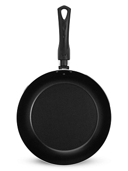 Сковорода 24х4,3см КАЛИТВА FORA антипригарное покрытие бакелитовая ручка черный алюминий 000000000001229249