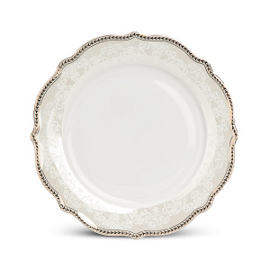 Тарелка десертная 20см Stephanie с перламутром золото фарфор 000000000001219784