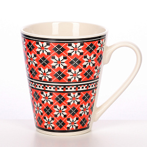 Кружка 330мл Скандинавские узоры M020168/R030572 фарфор 000000000001176005