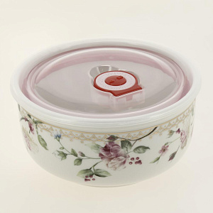 Набор салатников 2шт 280мл/560мл BALSFORD Стефания пластиковая крышка подарочная упаковка фарфор 000000000001203921