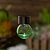 Фонарь садовый 60х90мм LUAZON LIQHTING Лампочка Зеленая 1 LED на солнечной батарее стекло 000000000001211018