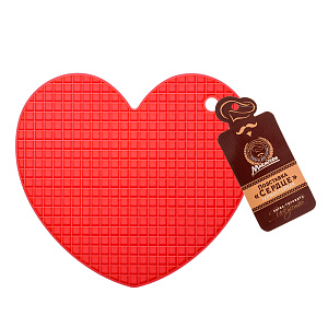 Подставка термостойкая силиконовая "Сердце" 17*15 см Marmiton 17207 000000000001165931