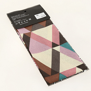 Набор полотенец рогожка ПОСУДА ЦЕНТР (2шт), 40х75см, Геометрия, ХЛОПОК 100%, PC05349 000000000001194464