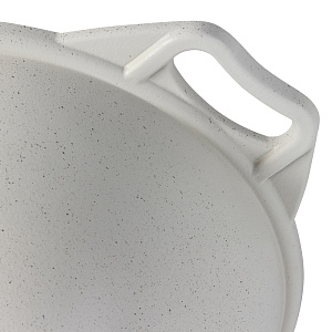 Кастрюля-жаровня 4л KUKMARA Традиция стеклянная крышка антипригарное покрытие светлый литой алюминий 000000000001121250