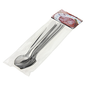 Набор чайных ложек 6шт длинные M010023/R010196 нержавеющая сталь 000000000001173261