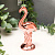 Фигура декоративная 12см Фламинго золото/серебро/розовое золото керамика 000000000001210785