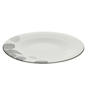 Тарелка обеденная 22,5см ESPRADO Bosqua Platina костяной фарфор 000000000001163449