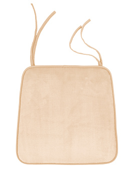 Подушка на стул 40х35х38см DE'NASTIA memory золотистая полиэстер 000000000001196014