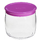 CESNI Банка для сыпучих продуктов 500мл PASABAHCE Pink стекло/пластик
