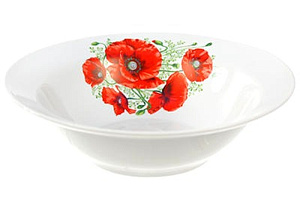 Салатник фарфор 500 мл Маки,069622 000000000001193509