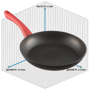 Сковорода Granate Pyrex, 24 см 000000000001120311