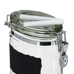 Банка для сыпучих продуктов Cristella Oval Esprado, 1200мл, стекло 000000000001071243