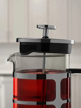 Френч-пресс 600мл SERVITTA Edge пластик/нержавеющая сталь/стекло 000000000001203332