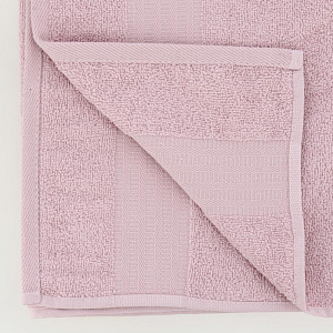 Полотенце махровое 60х100см LUCKY бордюр полосы персиковое 100% хлопок 000000000001208934