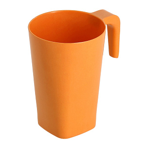 Чашка с ручкой 8,5х12,5см MOULIN VILLA оранжевая TSF-18-O 000000000001086456