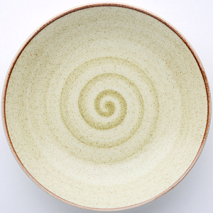 Тарелка суповая 21см TULU PORSELEN Active Deniz Lime green фарфор 000000000001212314