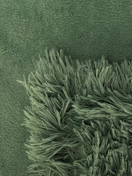 Плед-покрывало 140х200см LUCKY искусственный мех зеленый полиэстер 000000000001223139