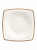 Тарелка суповая 23см 370мл DE'NASTIA MARE белая с золотистой каймой фарфор 000000000001218839