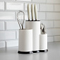 Подставка для кухонных принадлежностей 23x20x11см DE'NASTIA белый полипропилен