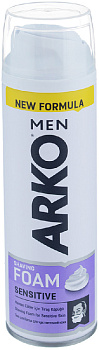Пена для бритья для чувствительной кожи Arko, 200мл 000000000001055097