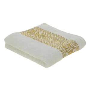 Полотенце 50х90см CLEANELLY Винченцо махровое плотность 460гр/м белый 100% хлопок ПЦ2601-1782,101 000000000001198603