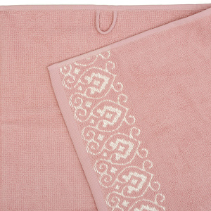 Полотенце махровое 50х90см LUCKY Итальянский бордюр пыльная роза хлопок 100% 000000000001212829