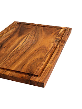 Доска разделочная 35x25x1,5см DE'NASTIA для стейков акация 000000000001221793