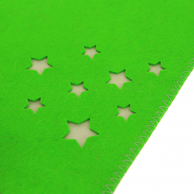 Рукавица Звёзды Банные штучки, зеленый, войлок 000000000001131727